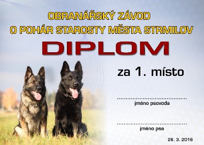 A zde ukázka výroby našich diplomů