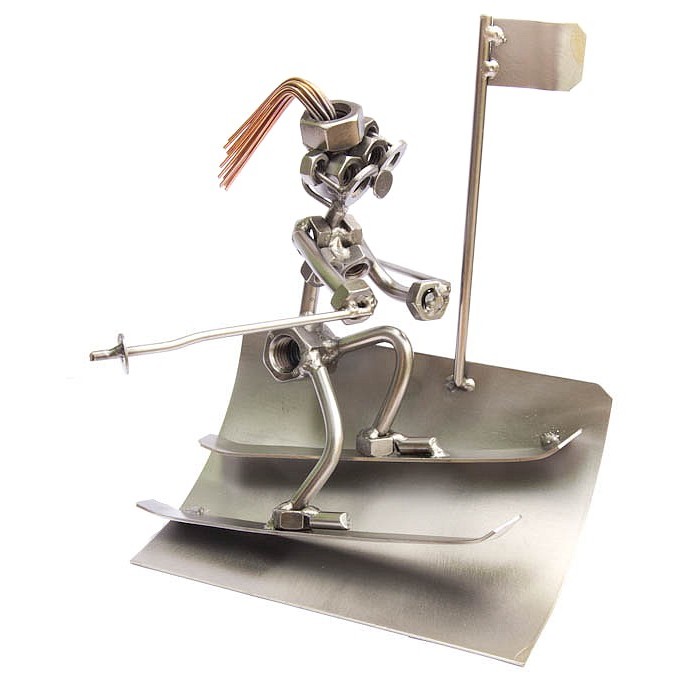 Lyžování sjezdařka