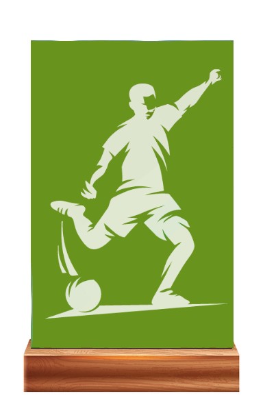 Plaketa PL 100 fotbal