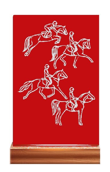 Plaketa PL 114 koně