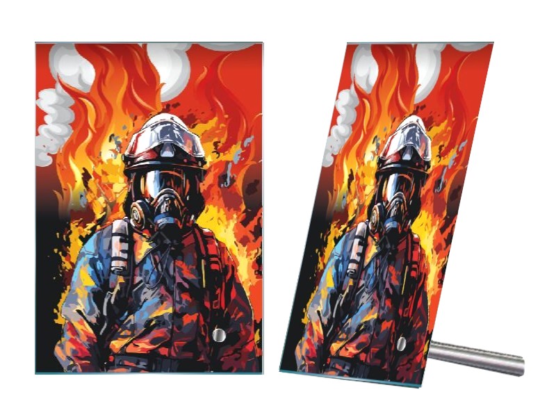 Plaketa PL 302 hasič