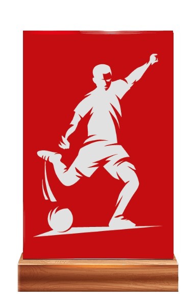 Plaketa PL 100 fotbal