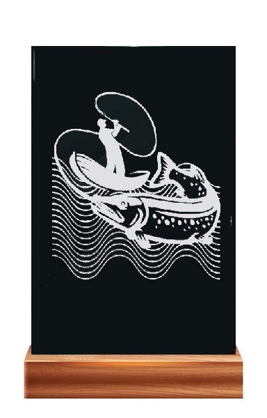 Plaketa PL 117 rybář