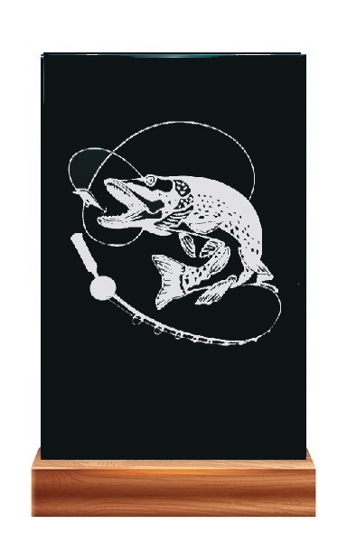 Plaketa PL 118 rybář