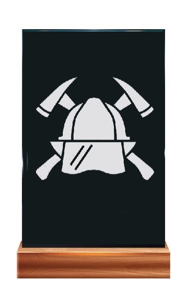 Plaketa PL 120 hasič