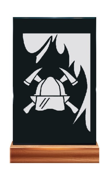 Plaketa PL 121 hasič