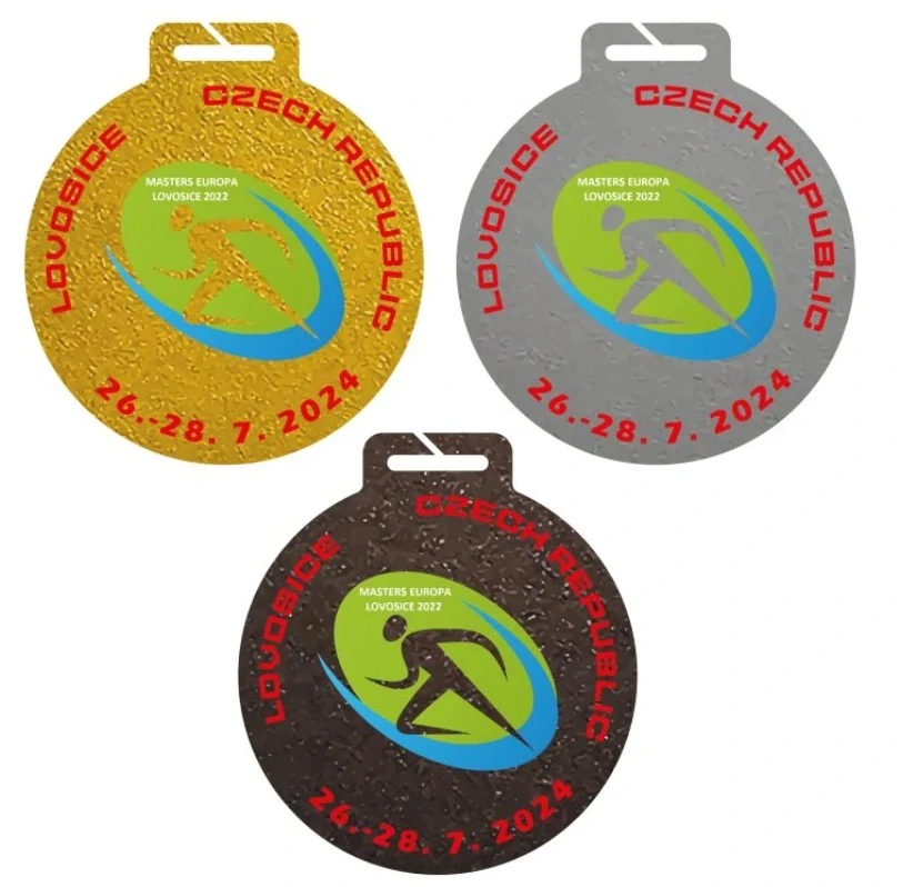 Kovová kulatá medaile 7 cm