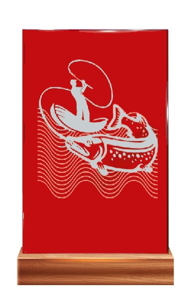 Plaketa PL 117 rybář