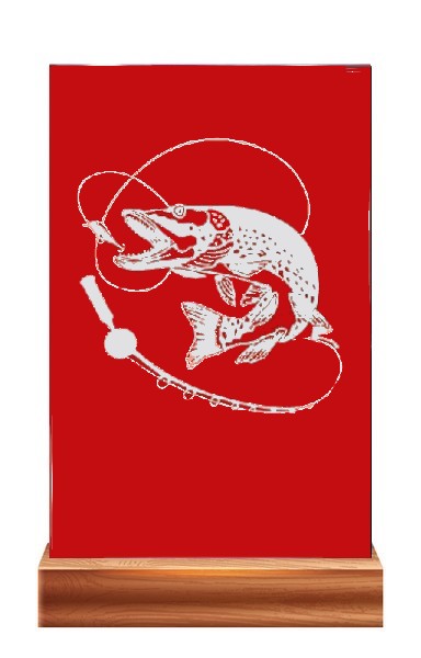 Plaketa PL 118 rybář