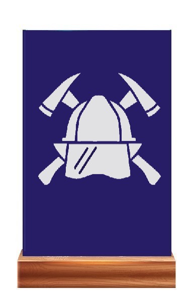 Plaketa PL 120 hasič