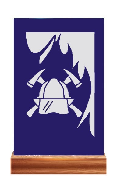 Plaketa PL 121 hasič