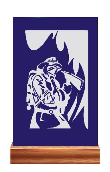 Plaketa PL 123 hasič