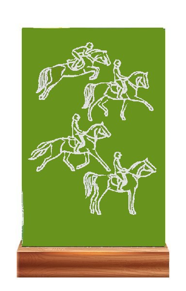 Plaketa PL 114 koně