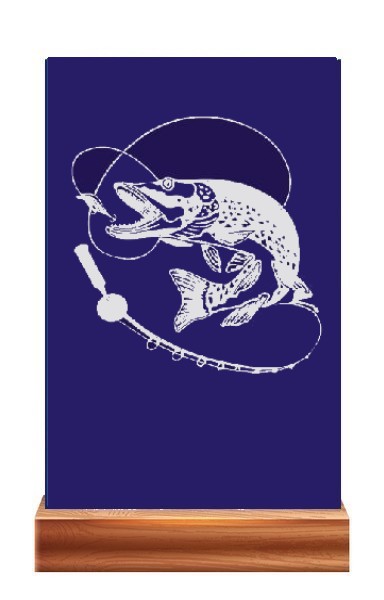 Plaketa PL 118 rybář