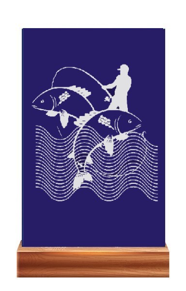 Plaketa PL 119 rybář