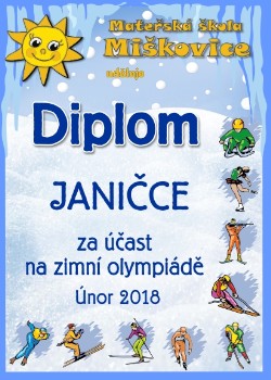 A zde ukázka výroby našich diplomů
