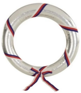 věnec stříbrný B